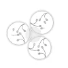 Groovy LED Plafond 3L mattvit/ krom