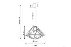 Guam Taklampa 31 cm