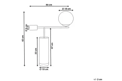 Halkvir Bordslampa 65 cm E27