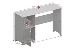 Haltekarr Skrivbord 120 cm
