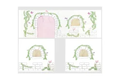 Halvhöjdssäng med gardin Pino Birdy Naturlig, Naturlig, Med rutschkana, Utan tunnel, 3