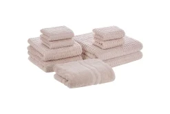 Handduk Atai set om 9 Rosa