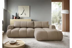 Handu Bäddsoffa med Divan 3-sits i Bouclé