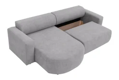 Hanish Bäddsoffa med Divan 3-sits i Plysch