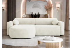 Hanish Bäddsoffa med Divan 3-sits i Plysch