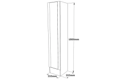 Hardyng Hallmöbelset 34x90 cm Vänster