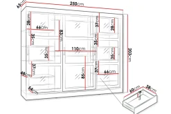 Harvans Garderob 250x203 cm