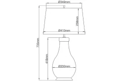 Havering Quintiesse Bordslampa
