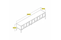 Hazim Tv-bänk 180 cm