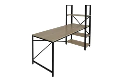 Hejde Skrivbord 160 cm med Förvaring Hyllor
