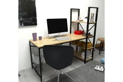 Hejde Skrivbord 160 cm med Förvaring Hyllor
