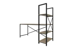 Hejde Skrivbord 160 cm med Förvaring Hyllor