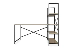 Hejde Skrivbord 160 cm med Förvaring Hyllor