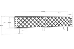 Hejde TV-Bänk 180 cm