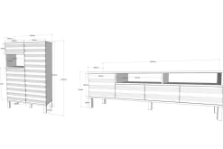 Hejde TV-Möbelset 180 cm