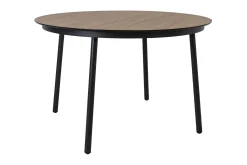 Helsinki Runt Matbord Utomhus 120 cm Aluminium Trä