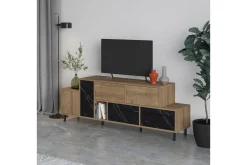 Hermes Tv-bänk 171,2x35,6 cm Brun/Svart