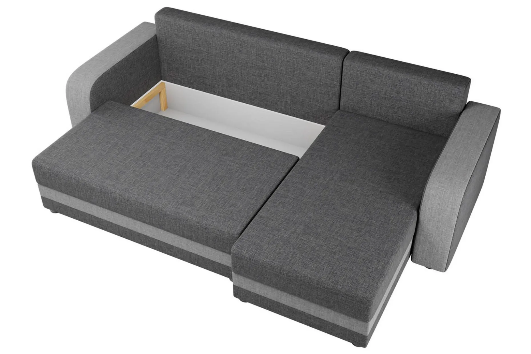 Hewlet 3-sits Divanbäddsoffa Vänster
