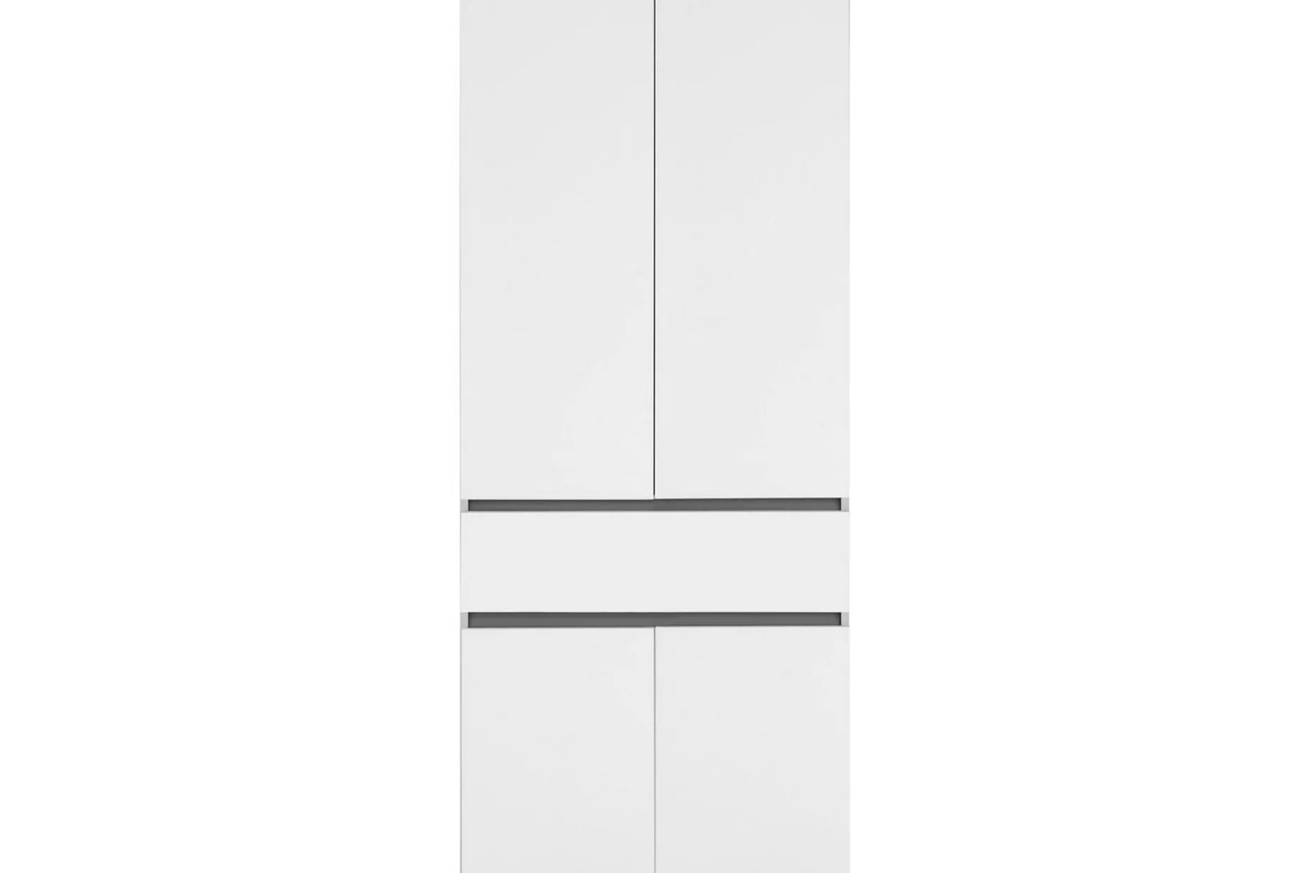 Högskåp till badrum Loft24 Wisla Högskåp till Badrum 180x76x37 cm Vit