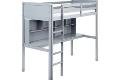 Högsäng med skrivbord Foucamont
