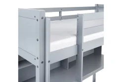 Högsäng med skrivbord Foucamont