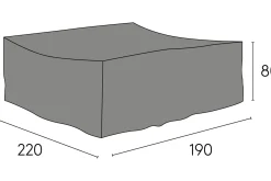 Hillerstorp Möbelskydd 190x220x80 cm Grå
