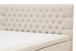 Hilton Lyx Komplett Sängpaket 180x200 cm Kontinentalsäng med knappad sänggavel