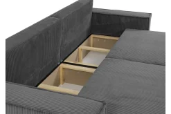 Hobson Bäddsoffa 3-sits i Plysch