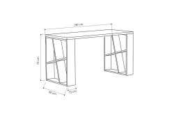 Honemey Skrivbord 140 cm