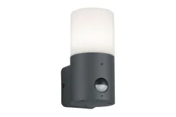 Hoosic Vägglampa E27 rörelsessensor antracit