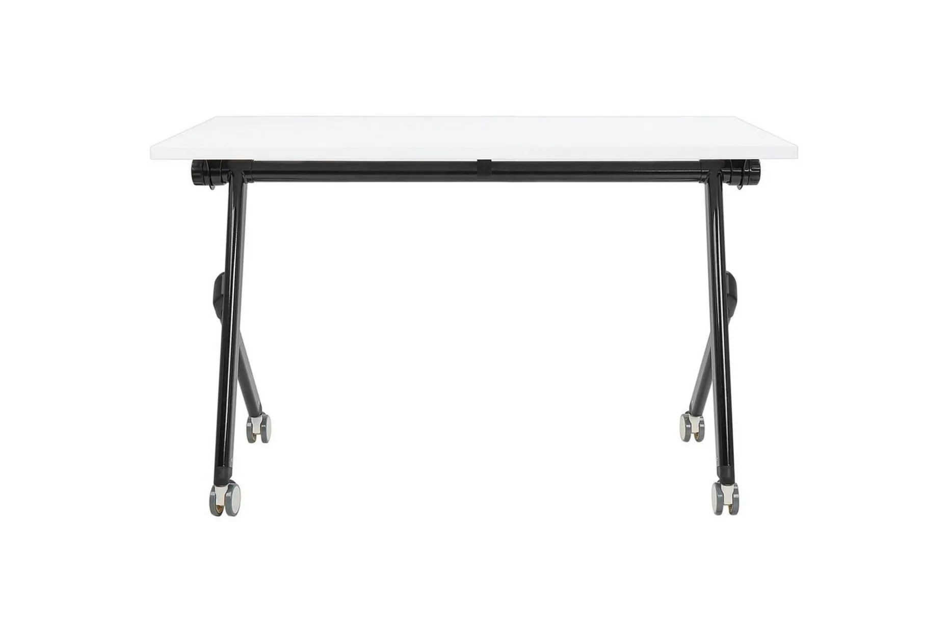 Hopfällbart skrivbord Bendi Vit/Svart, 120x60x75 cm