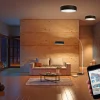 Hotel Plafond 50cm 3L E27 svart