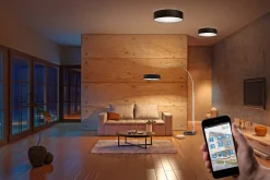 Hotel Plafond 50cm 3L E27 svart