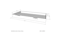 Housebed Hussäng 105x214 cm