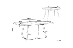 Housham Matbord 180 cm Hopfällbart