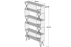 Hovdane Bokhylla 90 cm