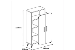 Hovdane Förvaringsskåp 90 cm