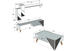 Hovdane TV-Möbelset 180 cm