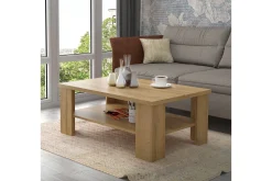 Hovencamp Soffbord 107 cm med Förvaring Hylla