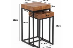 Hoysradt Satsbord 30 cm 2 Bord