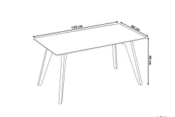 Hudson Soffbord 120 cm