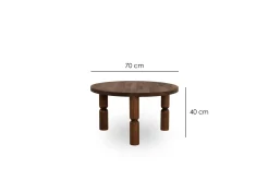Ida Soffbord 70 cm