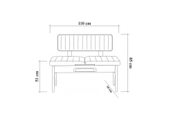 Idehult Matgrupp 5 delar 75 cm