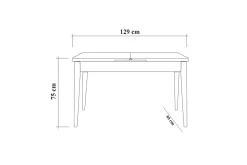Idehult Matgrupp 5 delar 75 cm