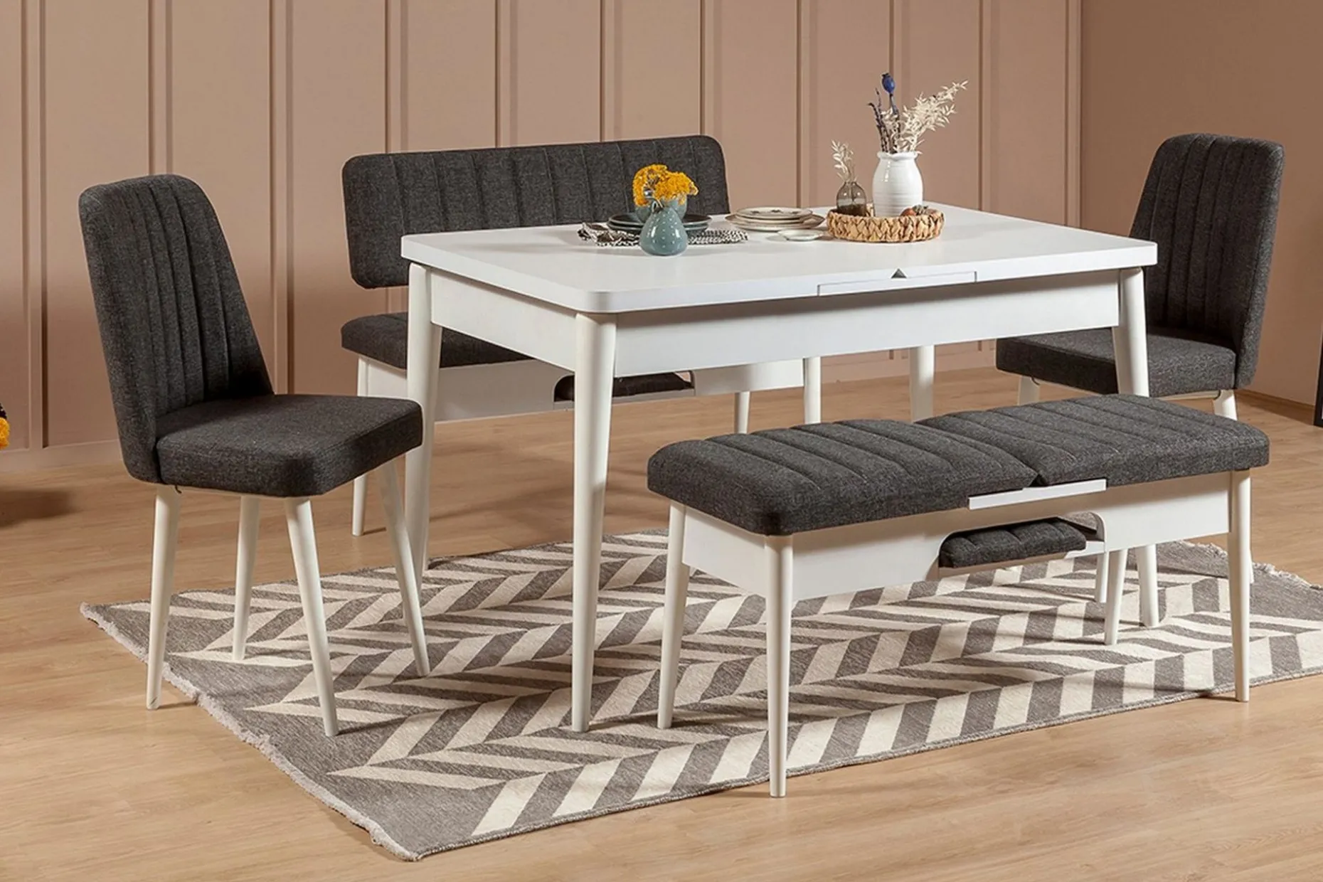 Idehult Matgrupp 5 delar 75 cm