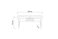 Idehult Matgrupp 5 delar 75 cm