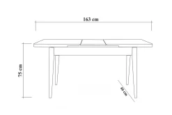 Idehult Matgrupp 4 delar 75 cm