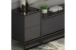 Imaj Tv-möbelset 180x35 cm Svart