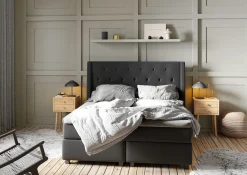 Imperia Komplett Sängpaket 210x210 cm Kontinentalsäng med gavel