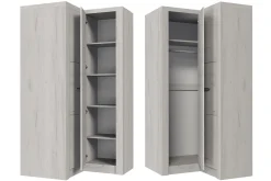 Indianapolis Garderob 106x58x192 cm